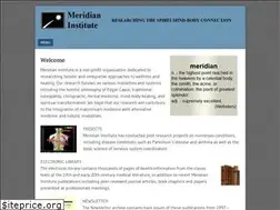 Sites similar to meridianinstitute.com