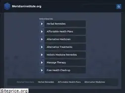 Sites similar to meridianinstitute.org