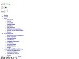 Sites similar to meristemwealth.com