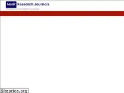 Sites similar to meritresearchjournals.org