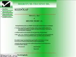 Sites similar to meritum-techno.internettudakozo.hu
