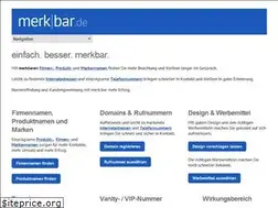 Sites similar to merkbar.de