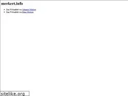 Sites similar to merkert.info