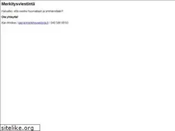 Sites similar to merkitysviestinta.fi