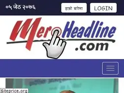 Sites similar to meroheadline.com