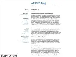 Sites similar to meropsdb.wordpress.com