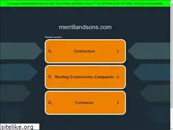 Sites similar to merrillandsons.com