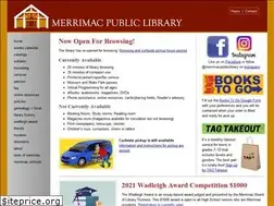 Sites similar to merrimaclibrary.org