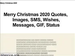 Sites similar to merrychristmas2020quotes.com