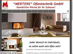 Sites similar to mertens-ofen.de
