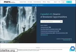 Sites similar to merx.com