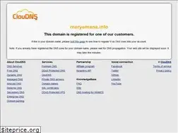 Sites similar to meryemana.info