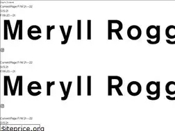 Sites similar to meryllrogge.com