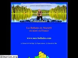 Sites similar to mes-ballades.com