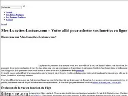 Sites similar to mes-lunettes-lecture.com