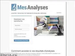 Sites similar to mesanalyses.fr
