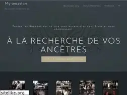 Sites similar to mesancetres.ca
