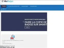 Sites similar to mesbadges.com