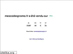 Sites similar to mescodespromo.fr