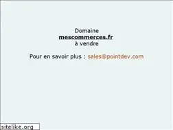Sites similar to mescommerces.fr