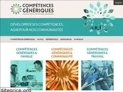 Sites similar to mescompetencesgeneriques.net