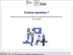 Sites similar to mesconseilscovid.sante.gouv.fr