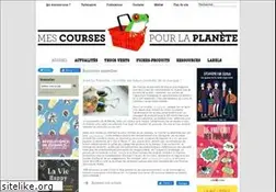 Sites similar to mescoursespourlaplanete.com