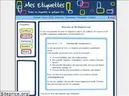 Sites similar to mesetiquettes.com