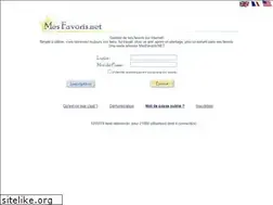 Sites similar to mesfavoris.net