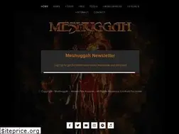 Sites similar to meshuggah.net