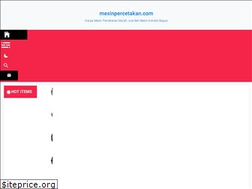 Sites similar to mesinpercetakan.com