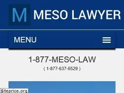 Sites similar to mesolawyer.com