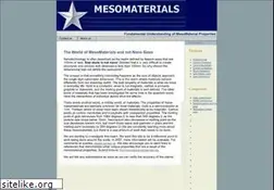 Sites similar to mesomaterials.org