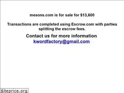 Sites similar to mesons.com