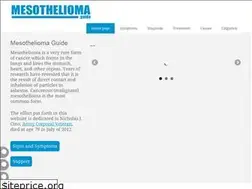 Sites similar to mesothelioma.guide