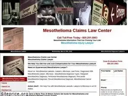 Sites similar to mesotheliomaclaimslawcenter.com