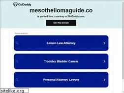Sites similar to mesotheliomaguide.co