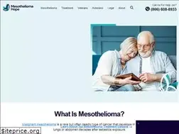 Sites similar to mesotheliomahope.com