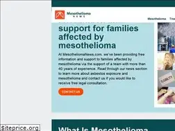 Sites similar to mesotheliomanews.com