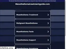 Sites similar to mesotheliomatreatmentguide.com