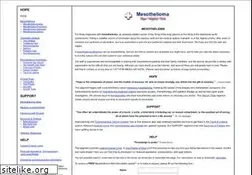 Sites similar to mesotheliomaweb.org