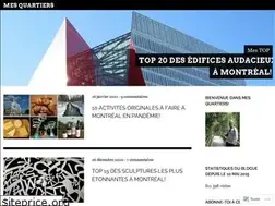 Sites similar to mesquartiers.wordpress.com