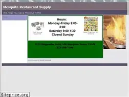Sites similar to mesquiterestaurantsupply.com