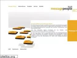 Sites similar to message-people.de