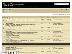 Sites similar to messageboard.tapeop.com