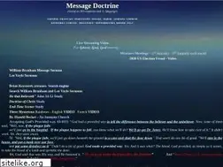Sites similar to messagedoctrine.com