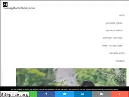Sites similar to messageforbirthday.com