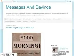 Sites similar to messagesandsayingsforyou.blogspot.com