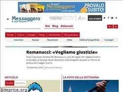 Sites similar to messaggerodisantantonio.it