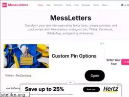 Sites similar to messletters.org